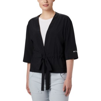 Columbia Ženske Košulje - PFG Armadale 3/4 Sleeve Wrap Crne | YXIM-36729